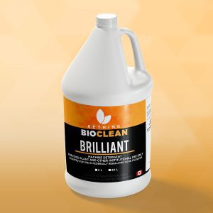 A ReThink BioClean's jug of brilliant brewery cleaner.