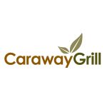 Caraway Grill logo with two leaves on it.