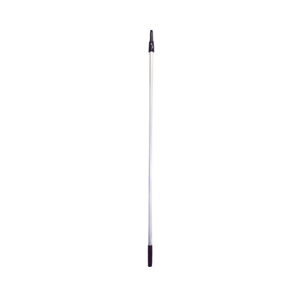 A metal and black extension pole.